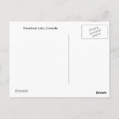 スチームボート湖 ポストカード (裏面)