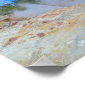 スチームボート・ゲイザー、イエローストーン国立公園 ポスター (角)