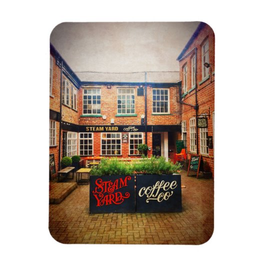 スチームヤードコーヒー マグネット (縦)
