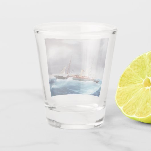 スチームヨットマルガリータ1900年代 ショットグラス (裏面)