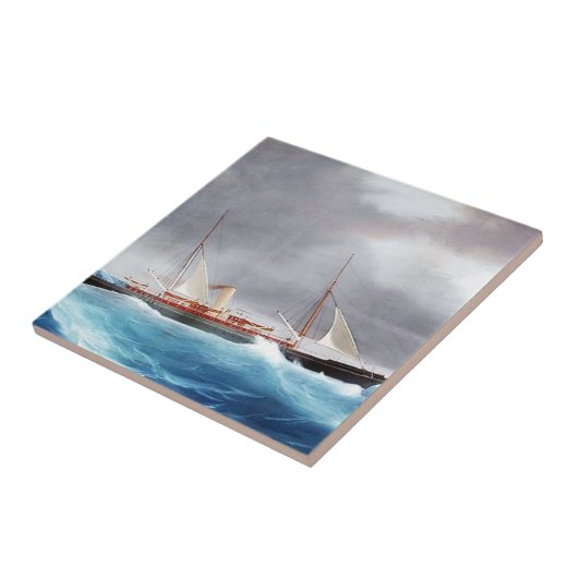 スチームヨットマルガリータ1900年代 タイル (側面)