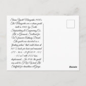 スチームヨットマルガリータ1900年代 ポストカード (裏面)