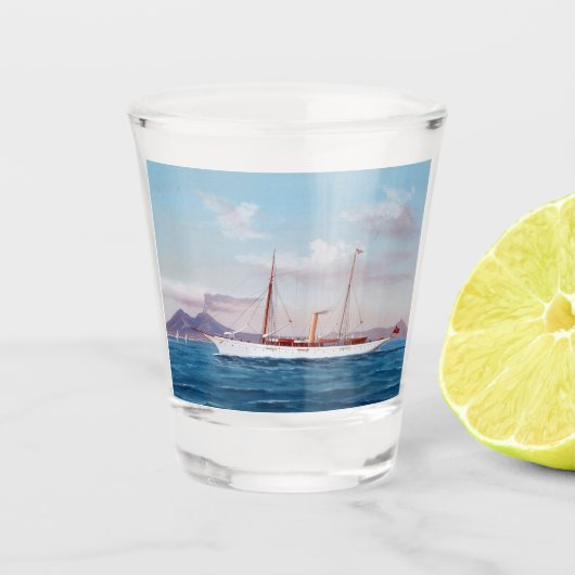 スチームヨットSYヴァンドゥアラ1906 ショットグラス (正面)