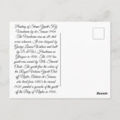 スチームヨットSYヴァンドゥアラ1906 ポストカード (裏面)