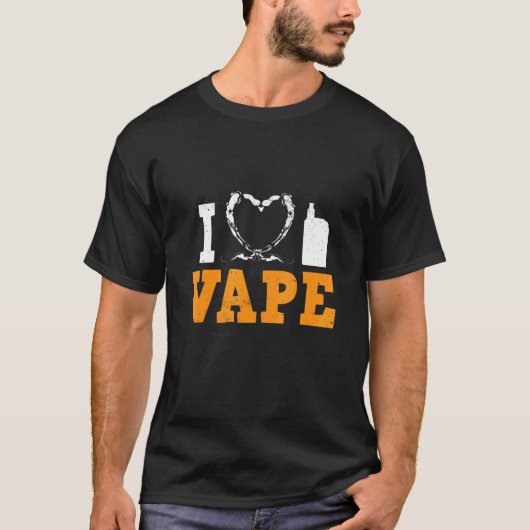 スチーム スチーマー 電子タバコ VAPE E シーシャ 喫煙 Tシャツ (正面)