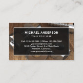 スチーモダンルボルトとナット締結部品ハードウェアストア 名刺 (裏面)