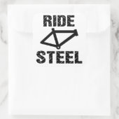 スチールに乗る スクエアシール (バッグ)