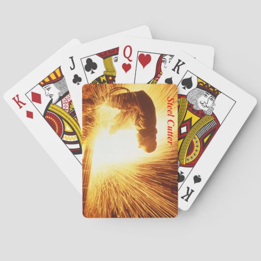 スチールカッター トランプ (裏面)