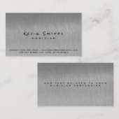 スチールグレクールー及びモダンミュージシャン 名刺 (正面/裏面)