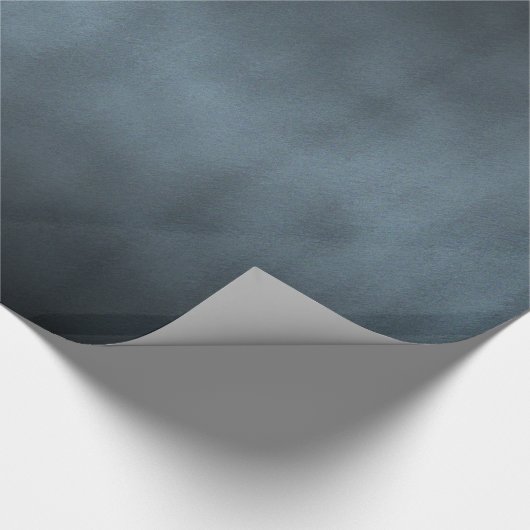 スチールグレーゴシックグラデーション背景アート ラッピングペーパー (角)