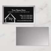 スチールグレーハウス建築 名刺 (正面/裏面)