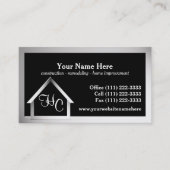 スチールグレーハウス建築 名刺 (正面)