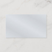 スチールグレ王室のーとブシンプルルーエレガントル 名刺 (裏面)