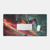 スチールシャドーゲームデスクマット | アサシン美学 デスクマット (キーボード&マウス)