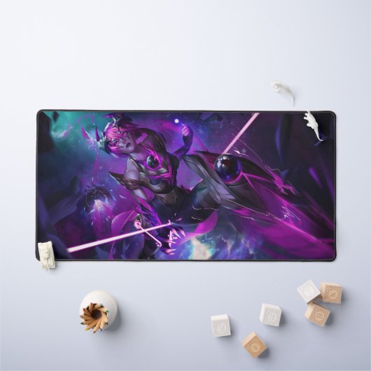 スチールシャドーゲームデスクマット | アサシン美学 デスクマット (キッズテーブル)