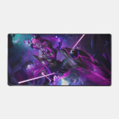 スチールシャドーゲームデスクマット | アサシン美学 デスクマット (正面)