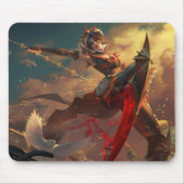 スチールシャドーゲームマウスパッド | 精密ブレードパッド マウスパッド (正面)