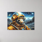 スチールタマリンモンキーの時代5 キャンバスプリント (正面)