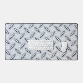 スチールダイヤモンドプレート デスクマット (キーボード&マウス)