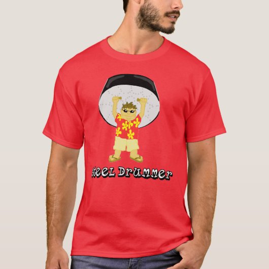 スチールドラムの人 Tシャツ (正面)
