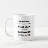スチールドラム最も重要な楽器 コーヒーマグカップ (左)