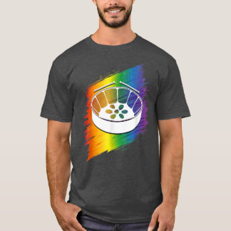 スチールバンドドラムラブミュージック&カーニバル- rainbow tシャツ