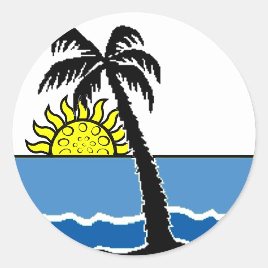 スチールパンステッカー ラウンドシール (正面)