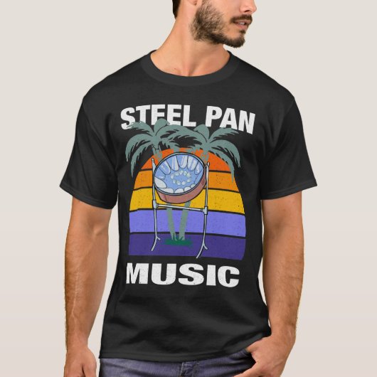 スチールパン・ミュージック Tシャツ (正面)