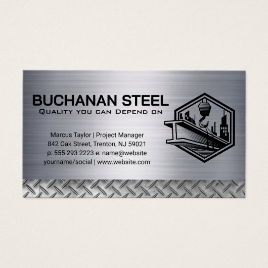 スチールビーム及びクレーンウインチ | 建築 (正面)