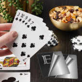 スチールピールモノグラム「E」 トランプ (インサイチュ)