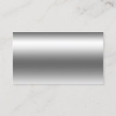 スチールフェイク製名刺 名刺 (裏面)