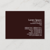 スチールフレーム建築、ミニフォト縁ど() 名刺 (裏面)