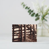 スチールフレーム建築、ミニフォト 名刺 (スタンド正面)
