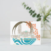 スチールブリッジポートランドポストカード ポストカード (スタンド正面)