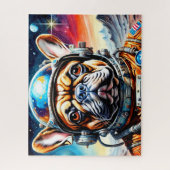 スチールブルドッグフランスのの時代2 ジグソーパズル (縦)