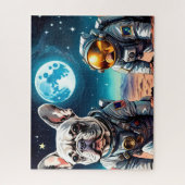 スチールブルドッグフランスのの時代3 ジグソーパズル (縦)