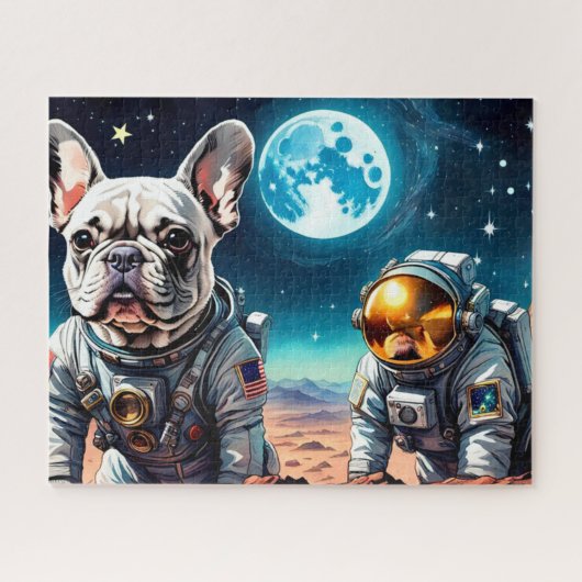 スチールブルドッグフランスのの時代3 ジグソーパズル (横)