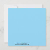 スチールブルーグレイ無地のカラー カード (裏面)