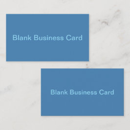 スチールブルーグレイ無地のカラー 名刺