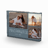 スチールブルー最高のママムエバーコラージュ フォトブロック (右)