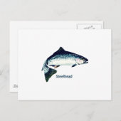 スチールヘッドスイミング ポストカード (正面/裏面)