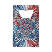 スチールボトルオープナフランスのー(カラー付き)デザイン クレジットカード栓抜き (裏面)