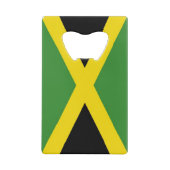 スチールボトルオープナーとジャマイカ国旗 クレジットカード栓抜き (裏面)