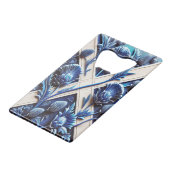 スチールボトルオープナーとスコットランドのアザーズデザイン クレジットカード栓抜き (裏面アングル)