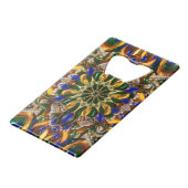 スチールボトルオープナーとブラジル色 クレジットカード栓抜き (裏面アングル)