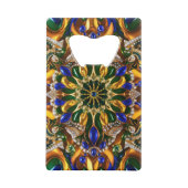 スチールボトルオープナーとブラジル色 クレジットカード栓抜き (裏面)