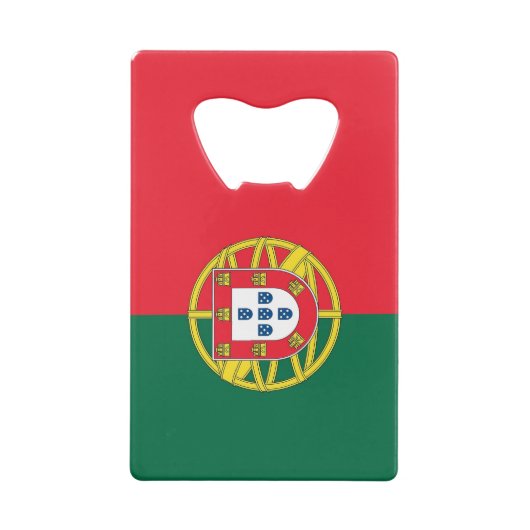 スチールボトルオープナーとポルトガル国旗 クレジットカード栓抜き (裏面)