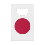 スチールボトルオープナー日本国旗 クレジットカード栓抜き (正面)