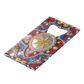 スチールボトルオープナー(コロンビア色) クレジットカード栓抜き (裏面アングル)