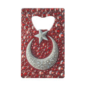 スチールボトルオープナー（トルコ色） クレジットカード栓抜き (裏面)